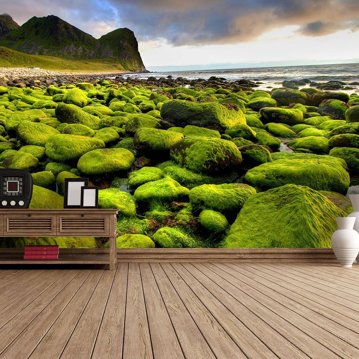 Mossy Shore Self Adhesive Wallpaper