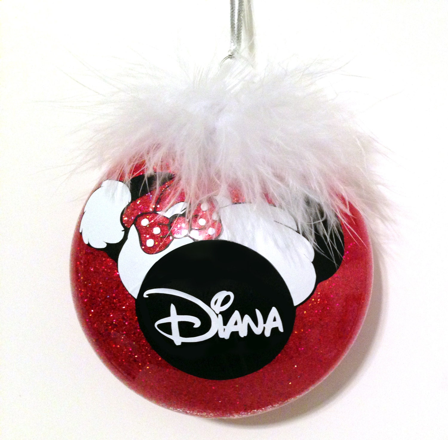 disney minnie mouse christmas santa hat ornament disney minnie mouse christmas santa hat ornament