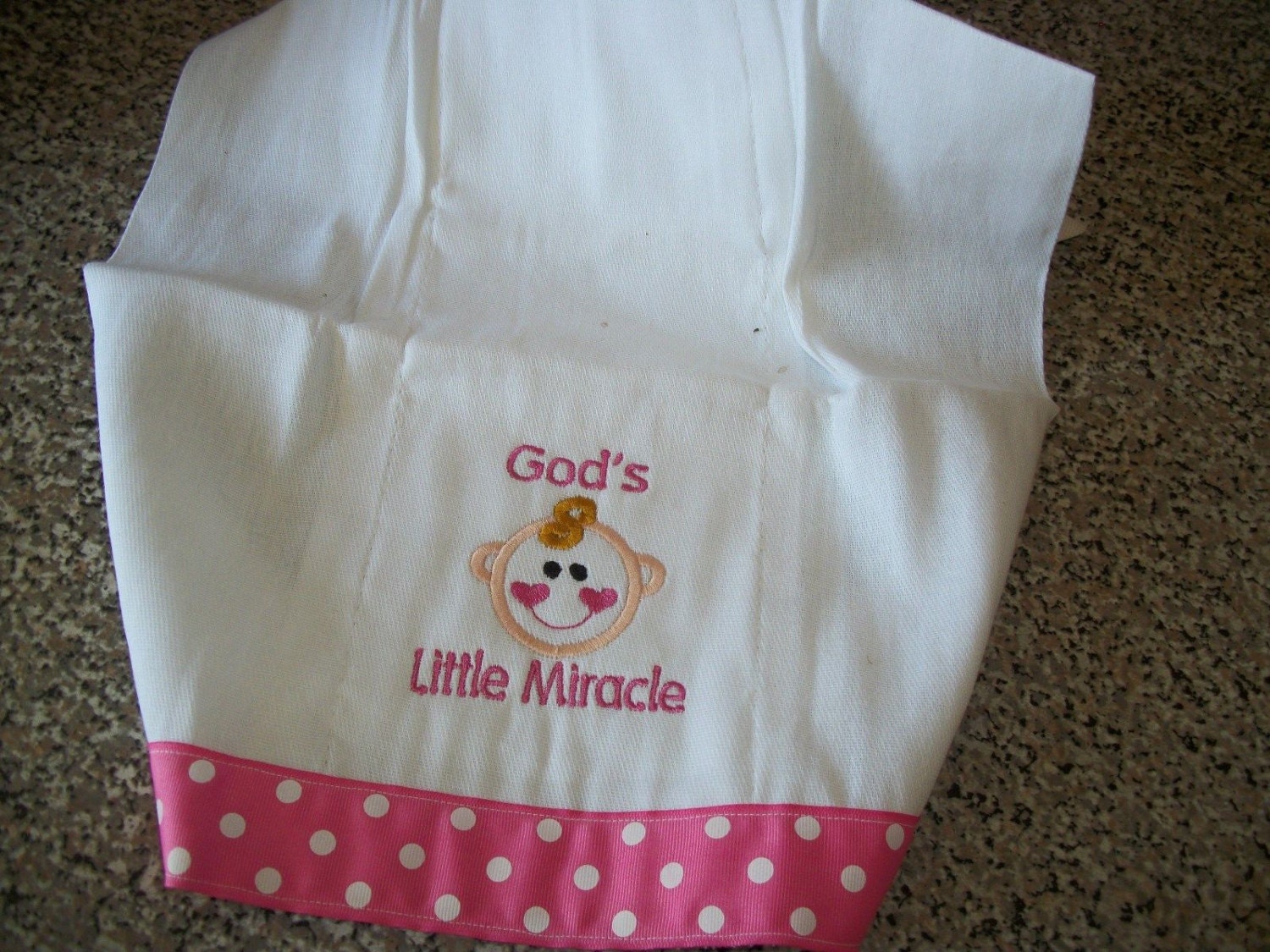 Embroidered Baby Diaper Burp Cloth