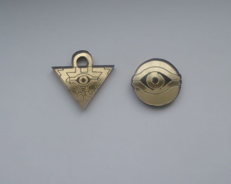 YuGiOh Millenium Puzzle Piece Pins