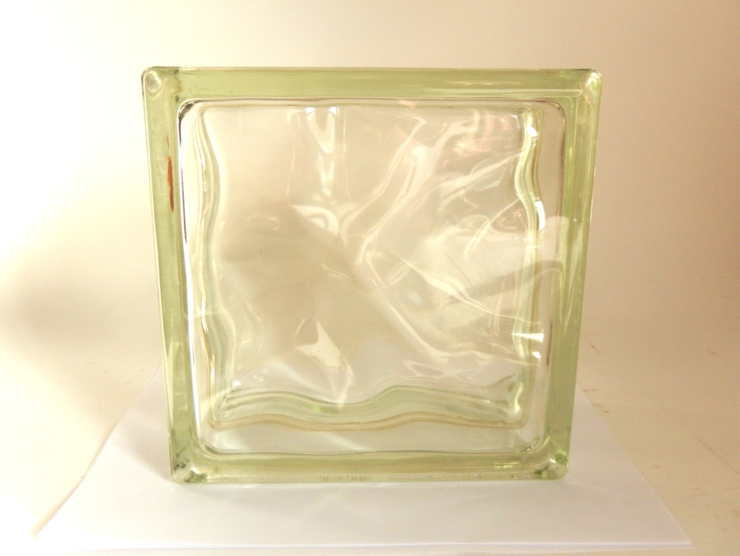 Vintage Glass Block Brick