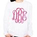 oversized monogram shirt