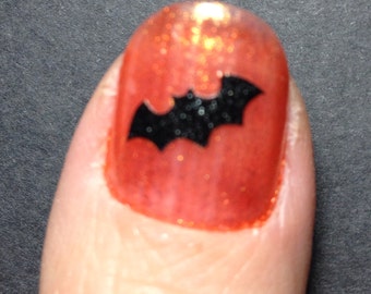 Toe nail / finger nail Bat Halloween decals / stickers / pedicure