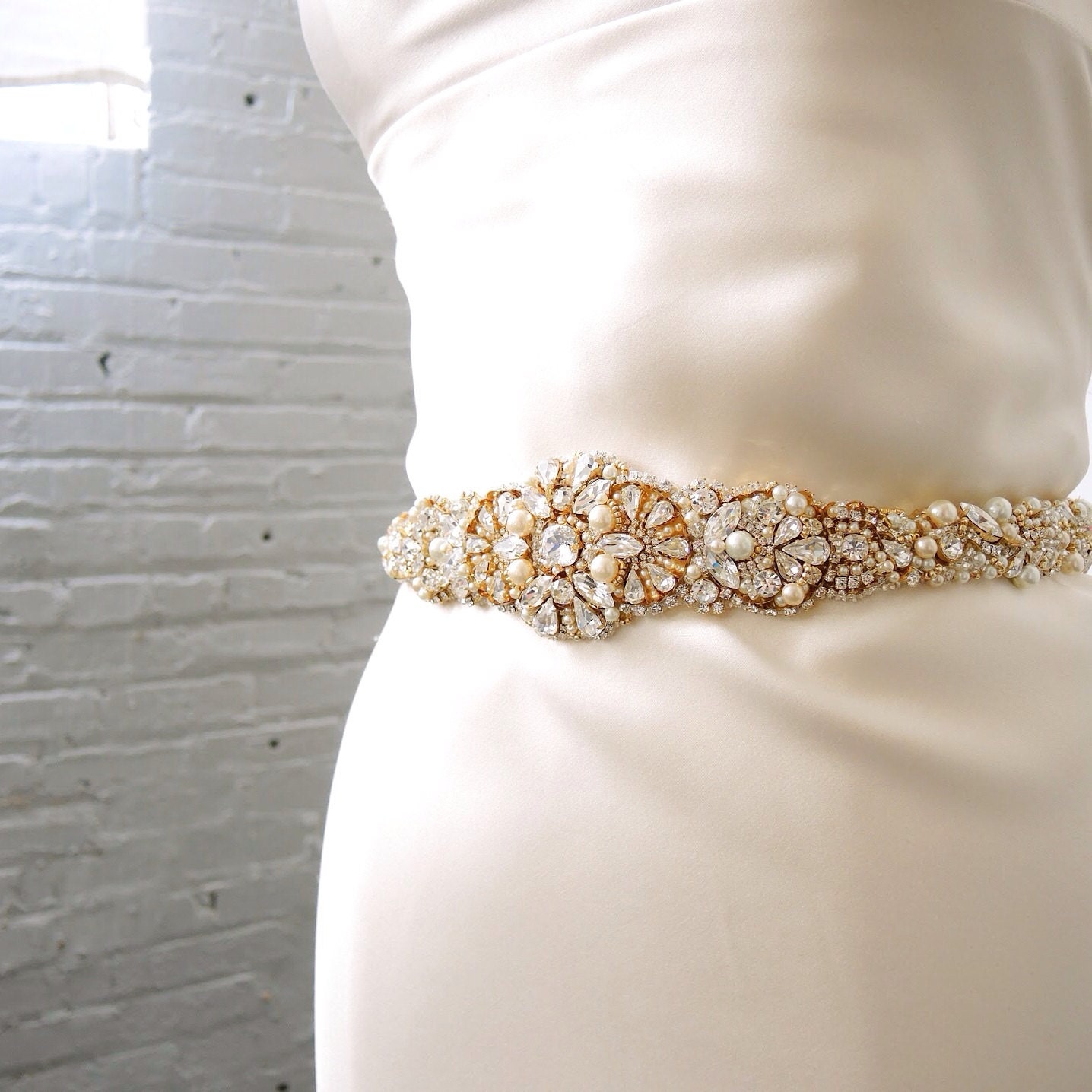 sequin sash belt