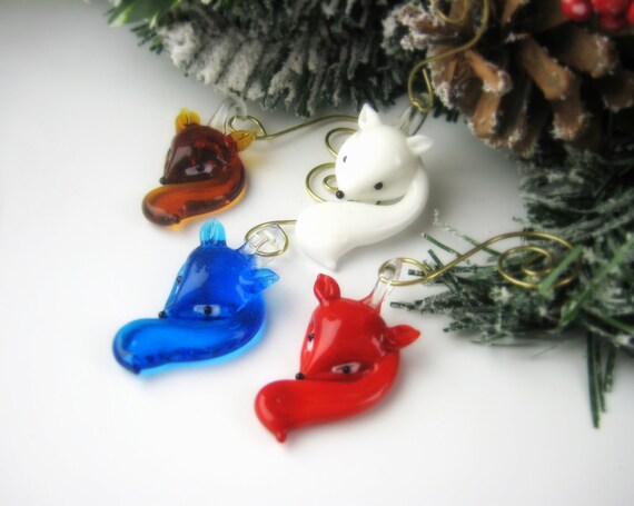 glass christmas ornaments fox ornament sets christmas gift glass christmas ornaments fox ornament sets christmas gift