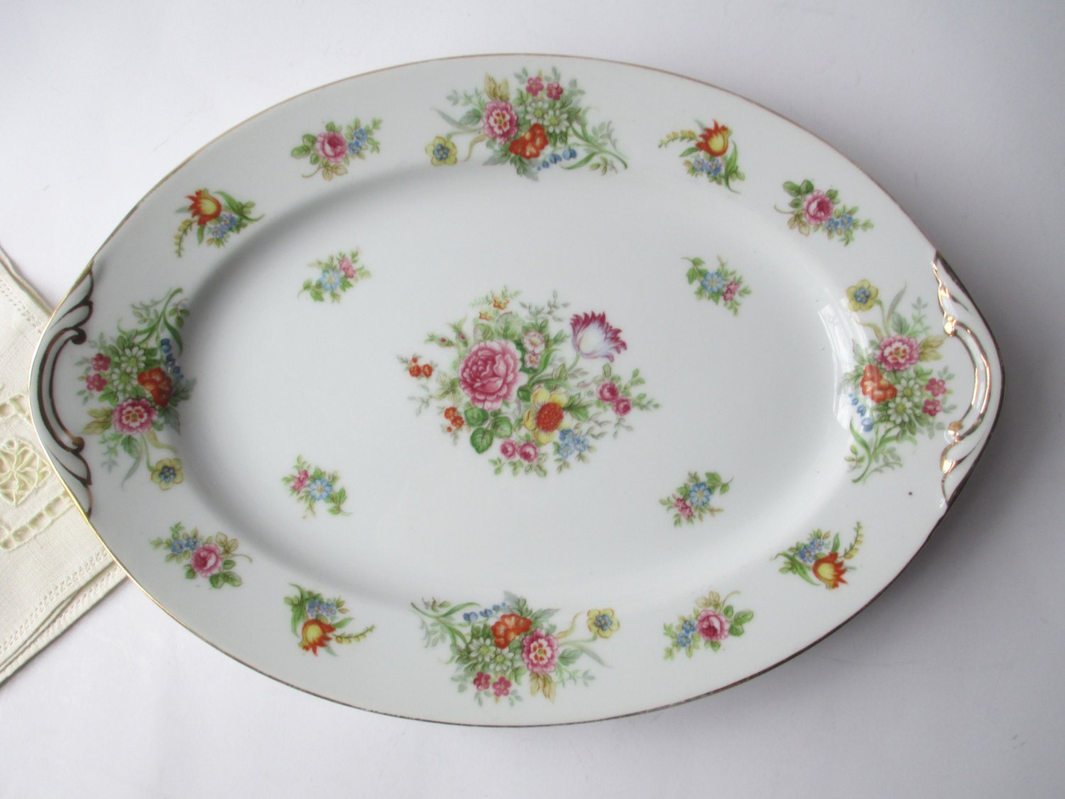 Vintage Aichi China Occupied Japan Floral Serving Platter – Haute Juice