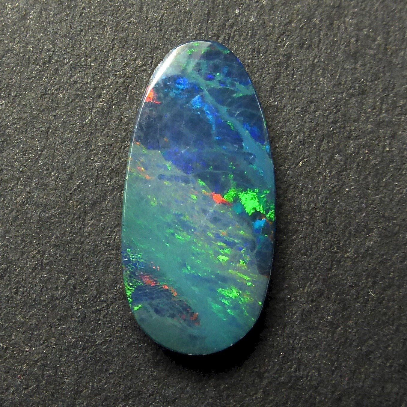 Natural Australian Opal Doublet Coober Pedy Crystal
