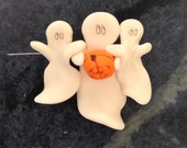 Triple Ghost Pin by Kim Lugar