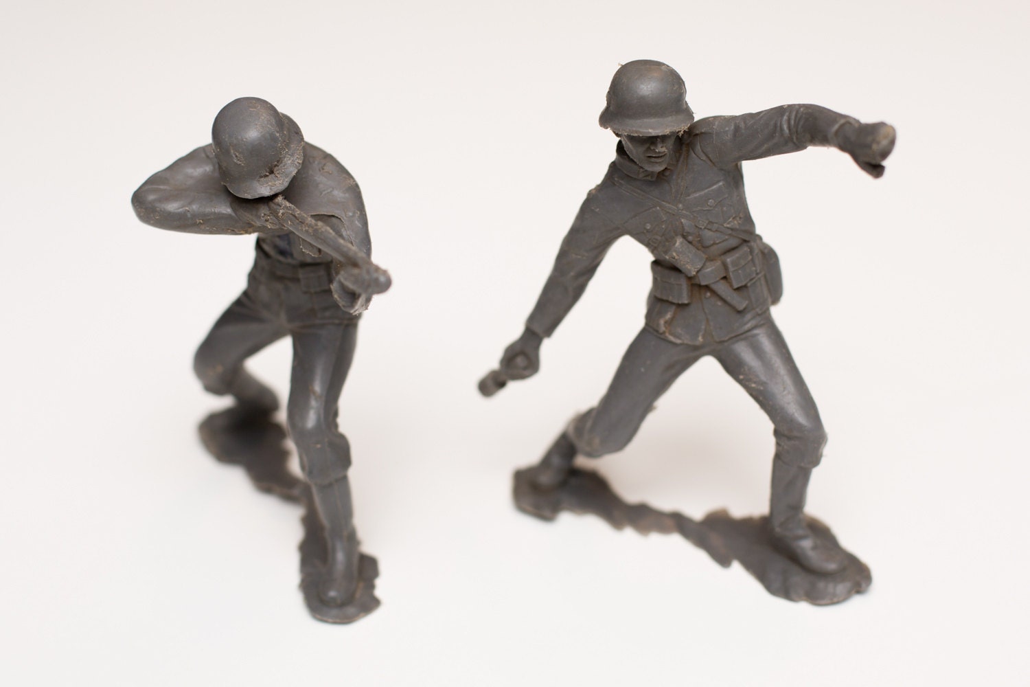 6 Louis Marx & Co. Toy WWII German Infantry by TimeForMemories