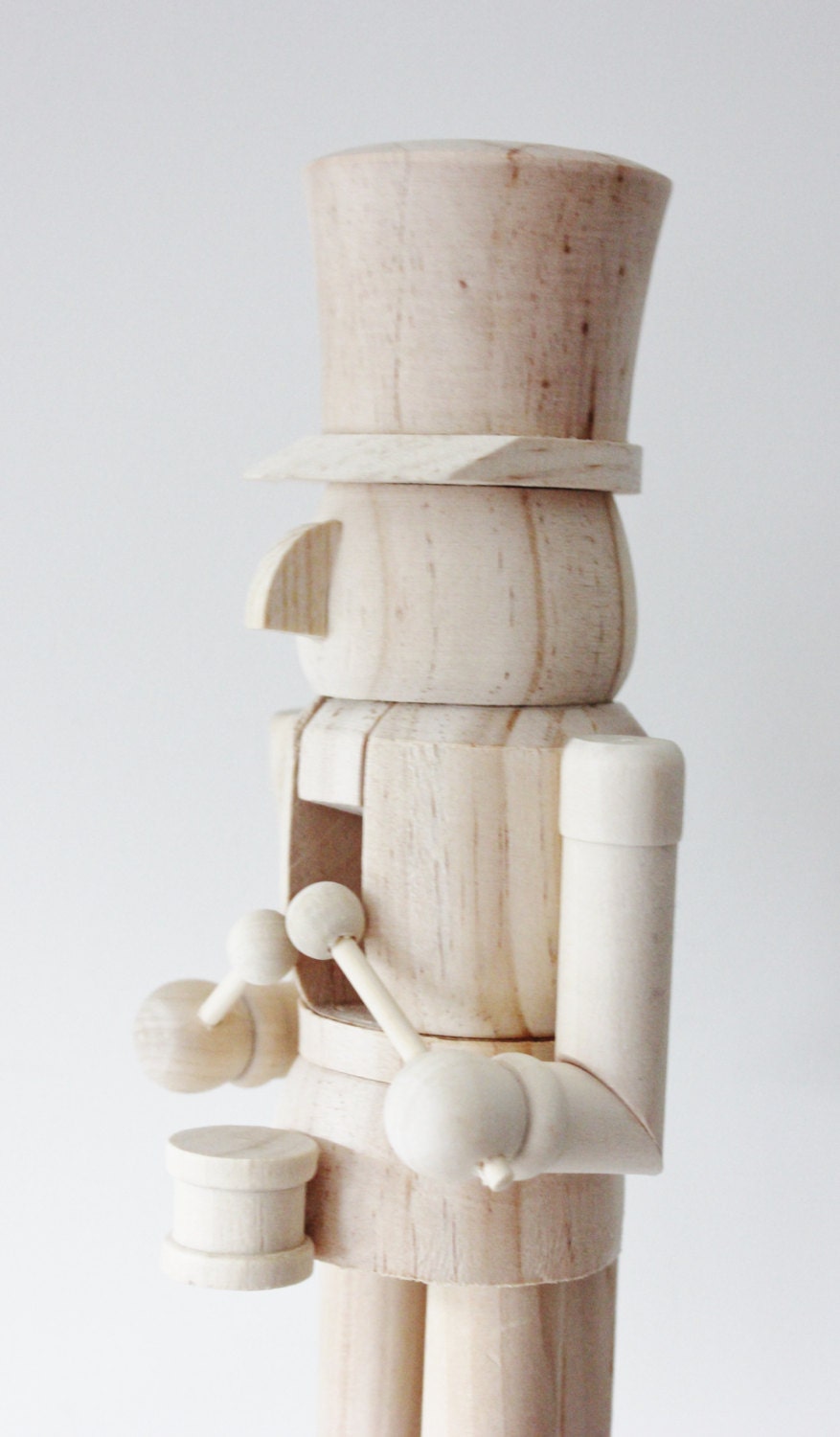 SALE WOODEN NUTCRACKER Unfinished for diy Painting Wood