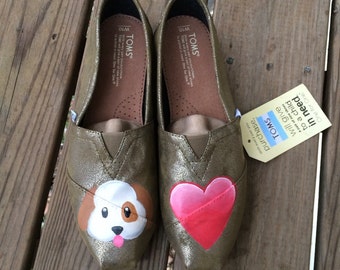 Custom Poop Emoji Toms Shoes