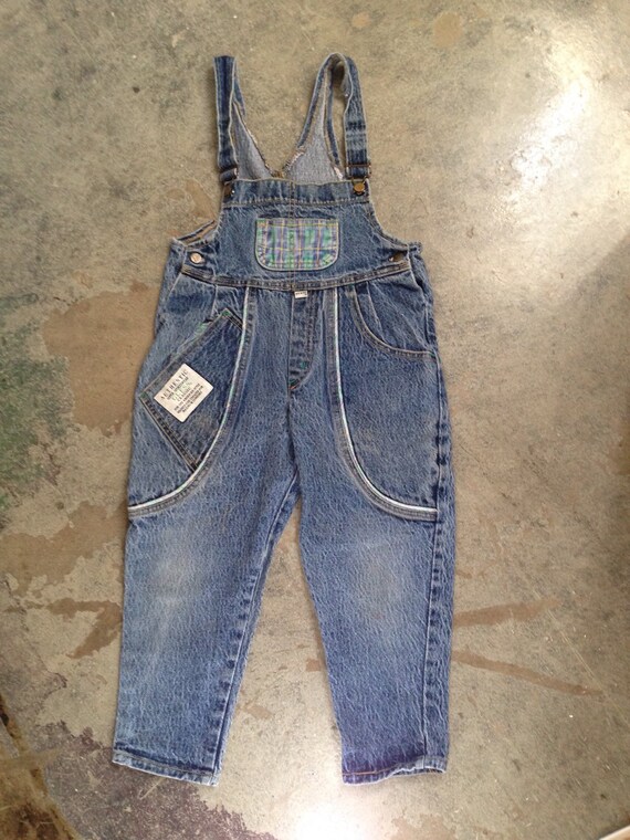 Guess Overalls size 6 baby Guess acid wash denim by NTRDMNSNL