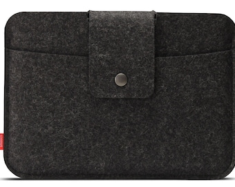 iPad AIR 2 case, cover, sleeve 100% real Merino wool felt Lleyn