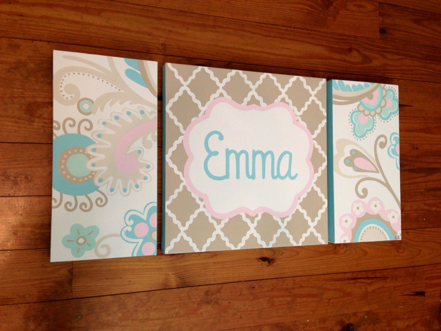 large nursery art personalized painting Inspired by by addilyneli
