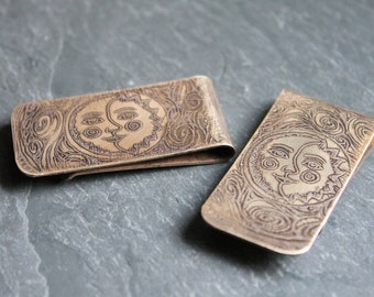 Money Clip Sun & Moon Female