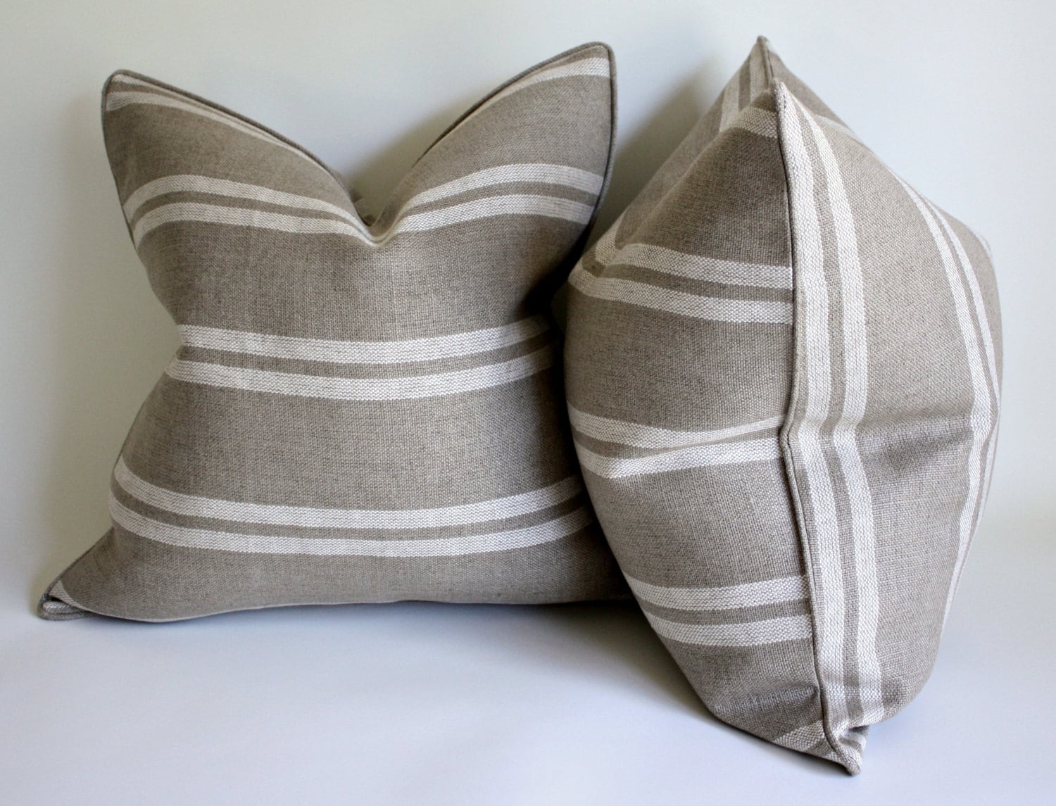Pair of Ralph Lauren Heavy Linen Decorative Pillow Covers
