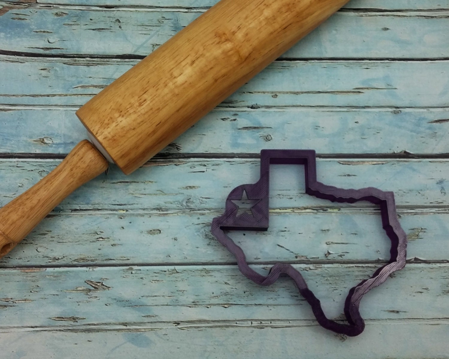 Texas Cookie Cutter and Fondant Cutter and by BobbisCookiesCutters