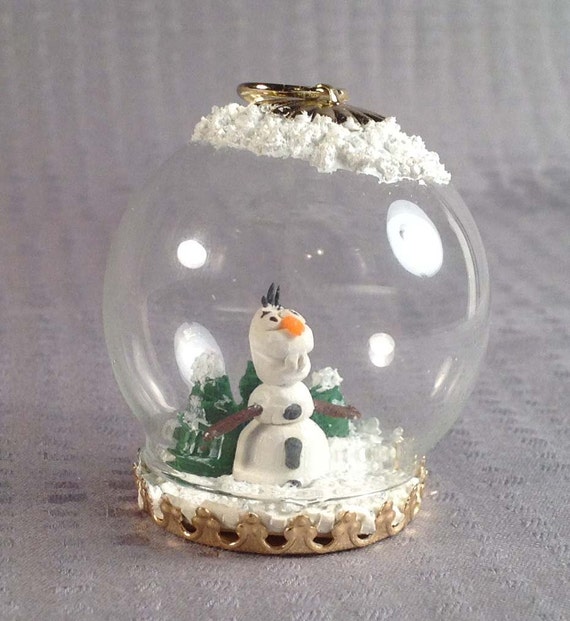 frozen olaf snow globe