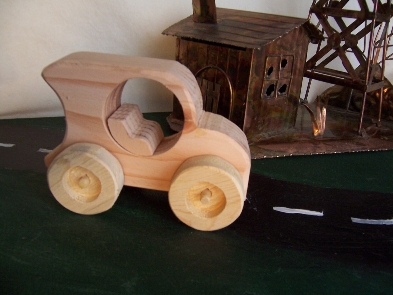 Wood Toy Car Handcrafted for the Kids Children Toddlers