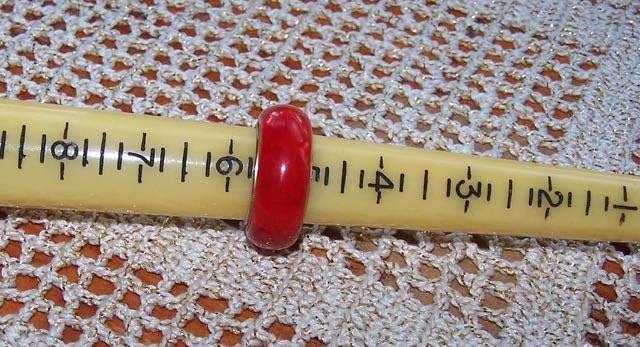 Vintage Red Bakelite Ring – Haute Juice