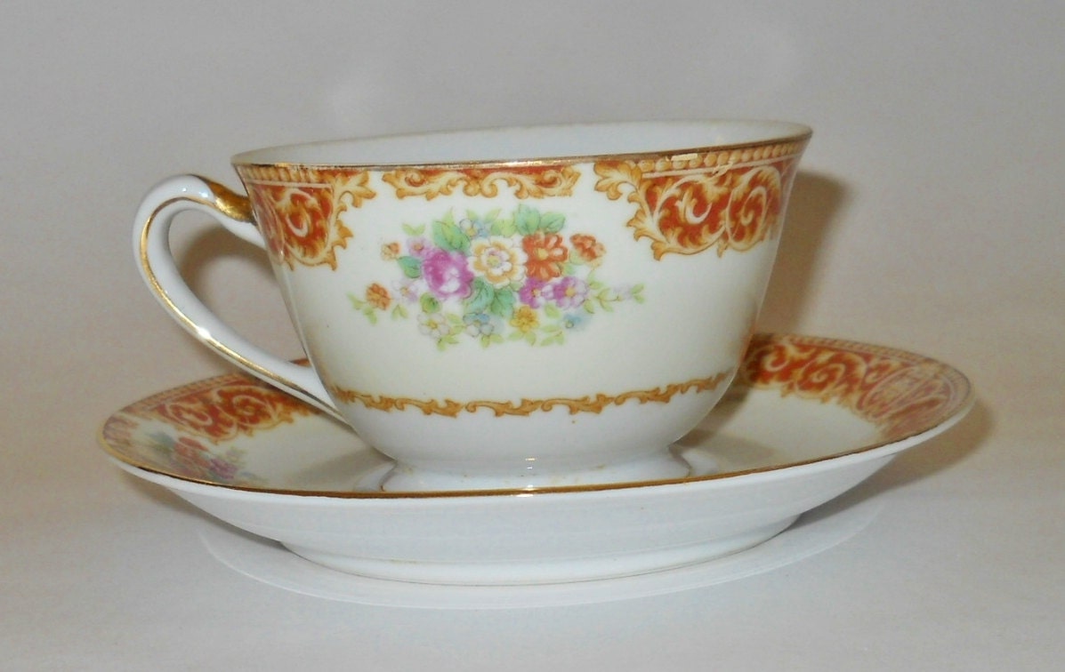 Vintage Tea Cup and Saucer Occupied Japan China Teacup