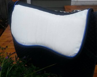Customizable  Memory Foam Half Pad - DRESSAGE
