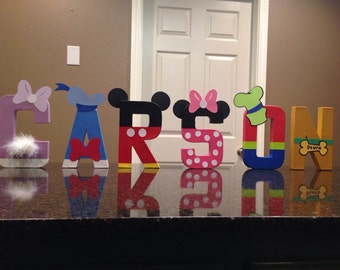 Mickey Mouse Club Custom Name Letters - price is per letter