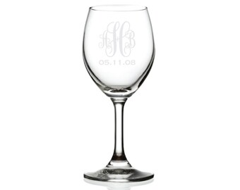 Glass Etching Stencils Single Use Vinyl Adhesive Monogram Wine Mason Jars Champagne Custom Personalized Wedding DIY Bridal Party