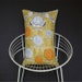 1971 gift British Money Cushion Coin Collector London Landmarks Upcycled Vintage Tea Towel Decimalisation Day 15 February 1971 Coin Pillow