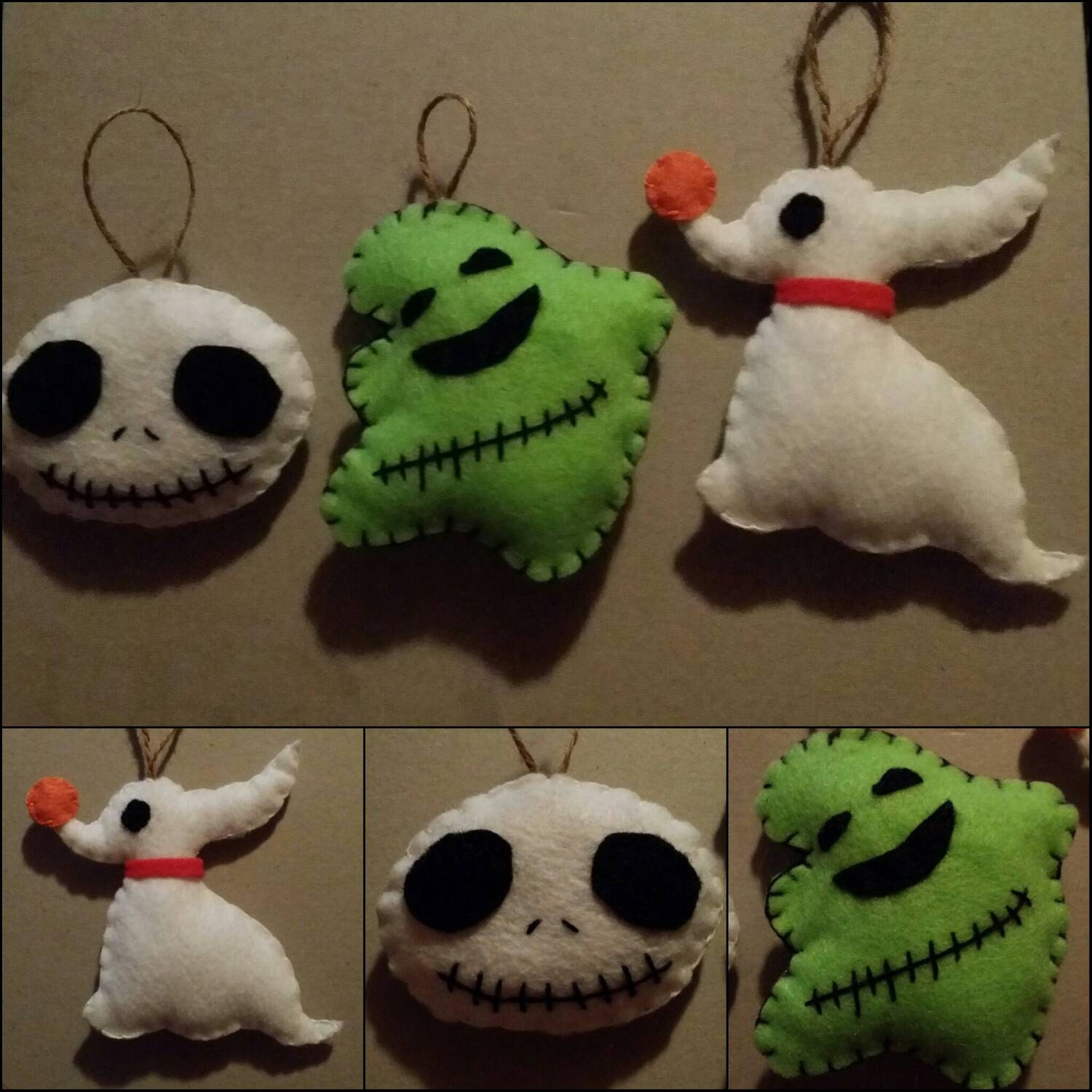 3 Nightmare Before Christmas Ornament Set