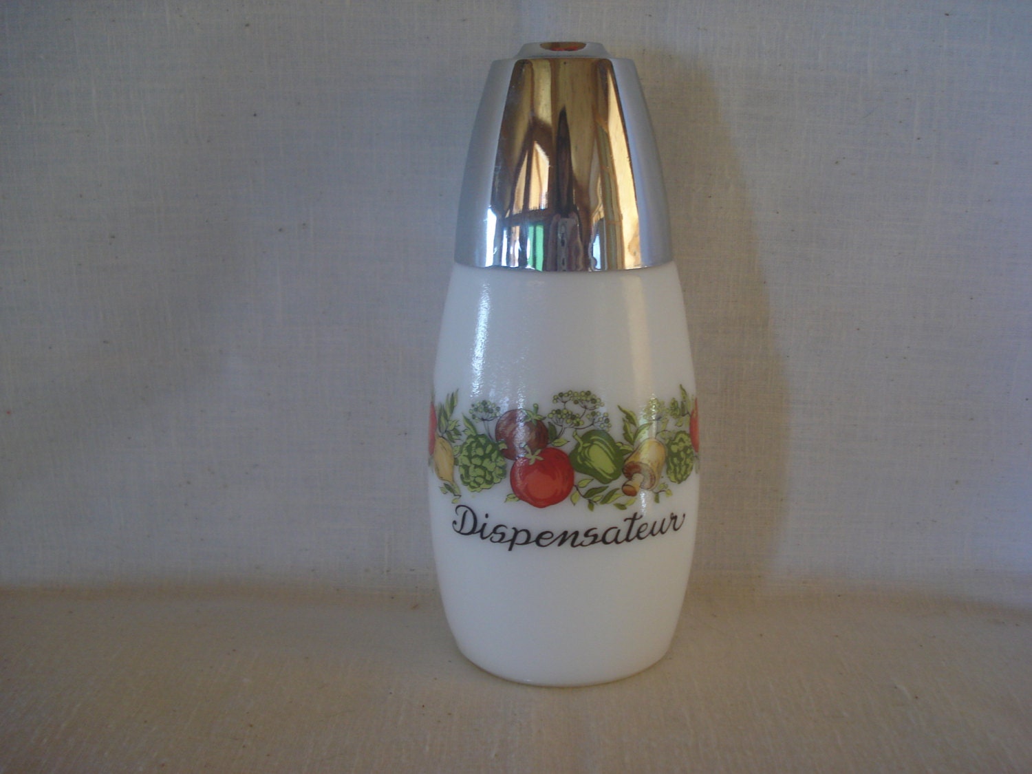 Spice Of Life Gemco Sugar Cream Dispenser Milk Glass Vintage Nice Obo Haute Juice