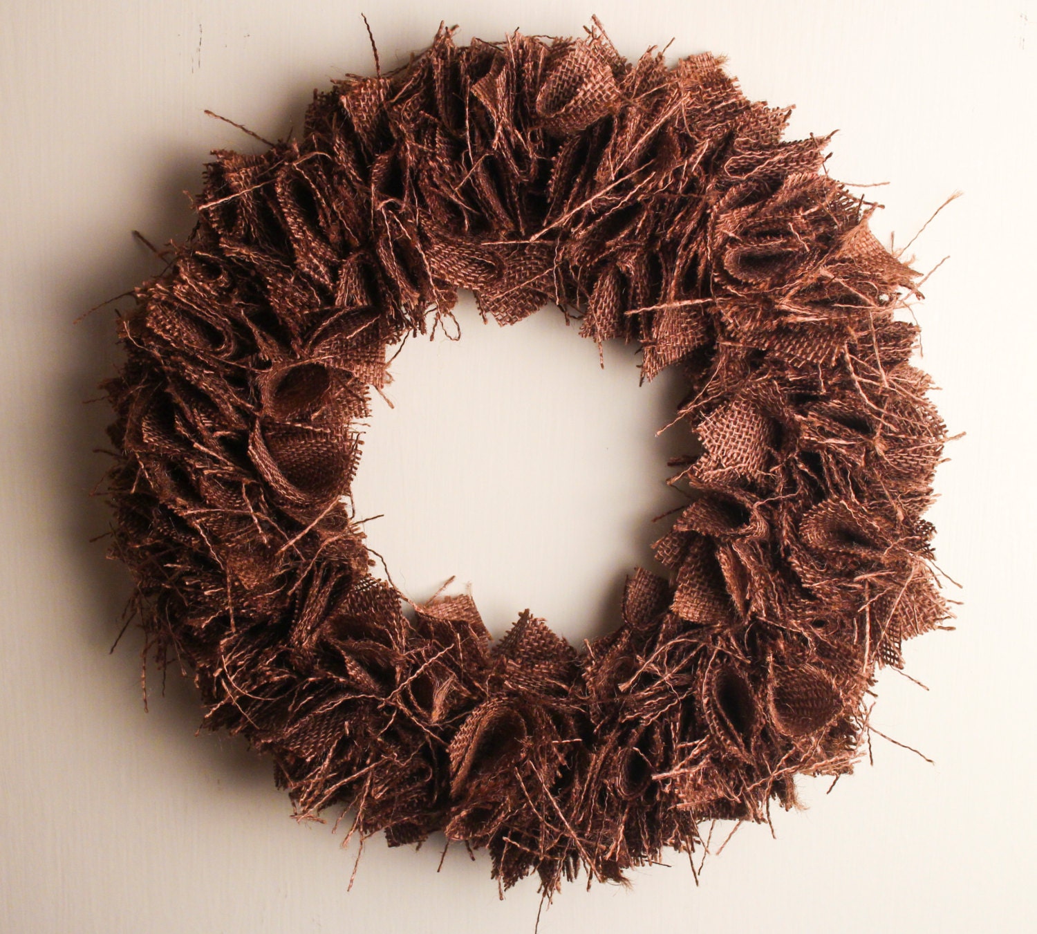 Burlap Wreath // Wreath // Holiday Wreath // Brown Wreath // Year Round Wreath // Thanksgiving Wreath // Christmas Wreath