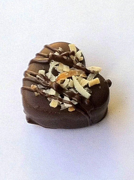 Toasted Coconut artisan shortbread caramels 1/2 lb new size