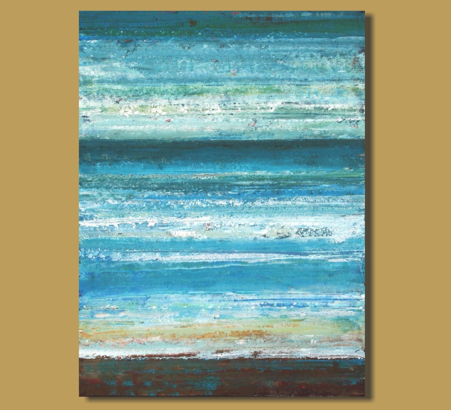 abstract painting large seascape painting beach painting