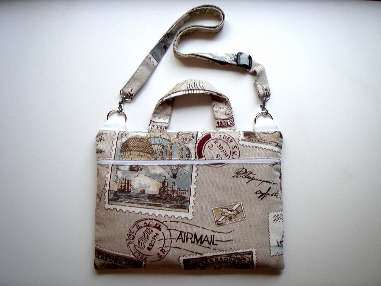 Laptop Bag 14 inch AllinOne Stamps Handmade Babimini Sleeve
