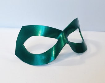 Leather Green Lantern Green Arrow mask Villian Poison Ivy Cosplay Costume Justice League Superhero costume Super hero mask Comicon Halloween