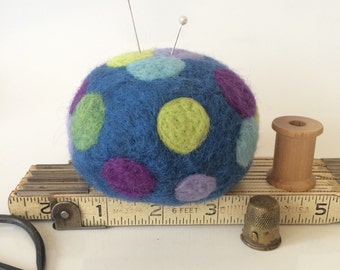 Ultimate Wool Felted Pin Cushion for Quilters - Needle felted wool pin cushion