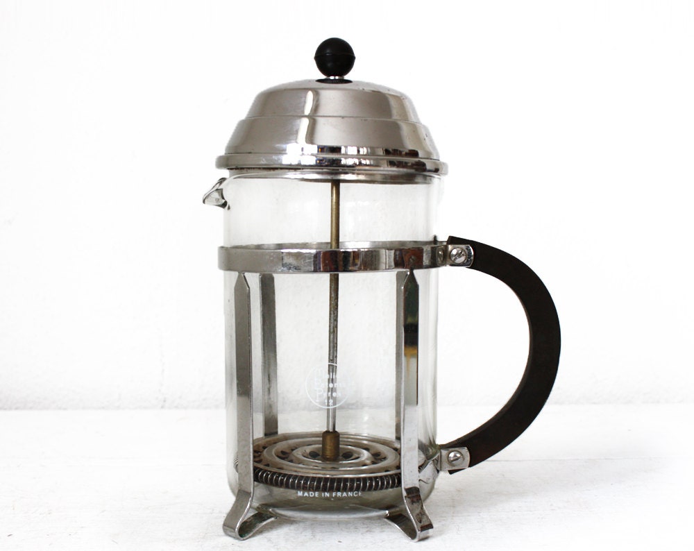 Large french ART DECO Press Plunger coffee maker MELIOR