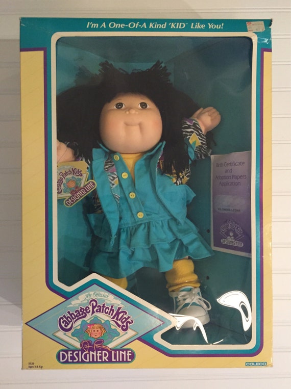 1989 Designer Line Cabbage Patch Doll Wilomena Leona