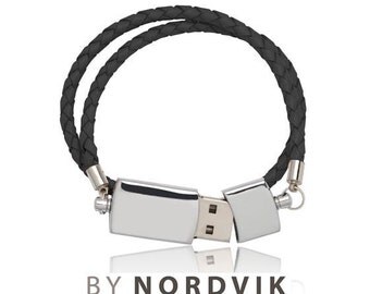 USB bracelet, USB jewelry, USB drive, Wearable tech, Wearable technology, usb flash drive, leather gift for him, leather gift for men