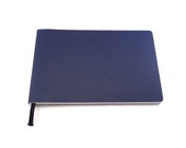 Navy Artist Book, Handbound, Half-Page