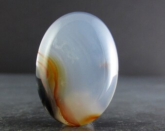 Small Oval agate, semiprecious stone, Jewelry making Supplies S4838