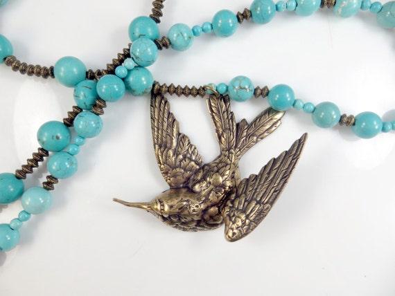 hummingbird necklace