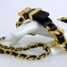 chanel dog tag necklace