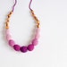 SALE Berry Mix Nursing Necklace - ombre, purple, violet, lilac - Breastfeeding, Teething Jewelry, for mom to wear, Baby Teether - FrejaToys