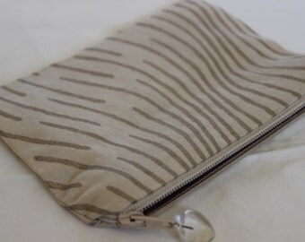 Handmade Fortuny Change Purse with Purple Silk Lining