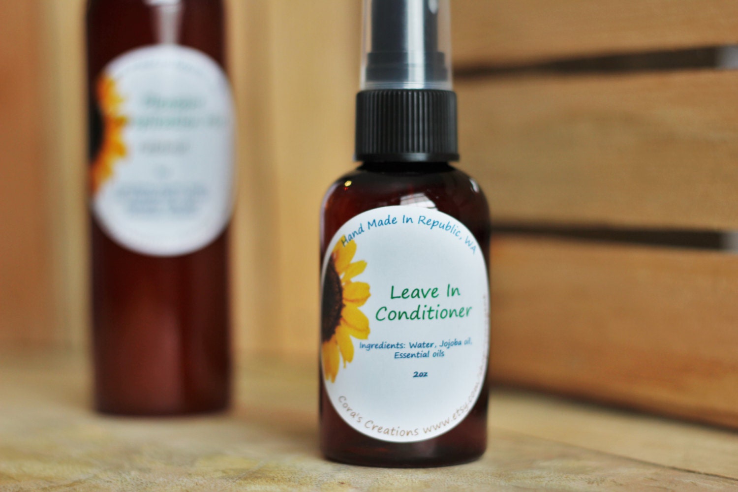 Leave In Conditioner Spray All Natural Organic Hair by