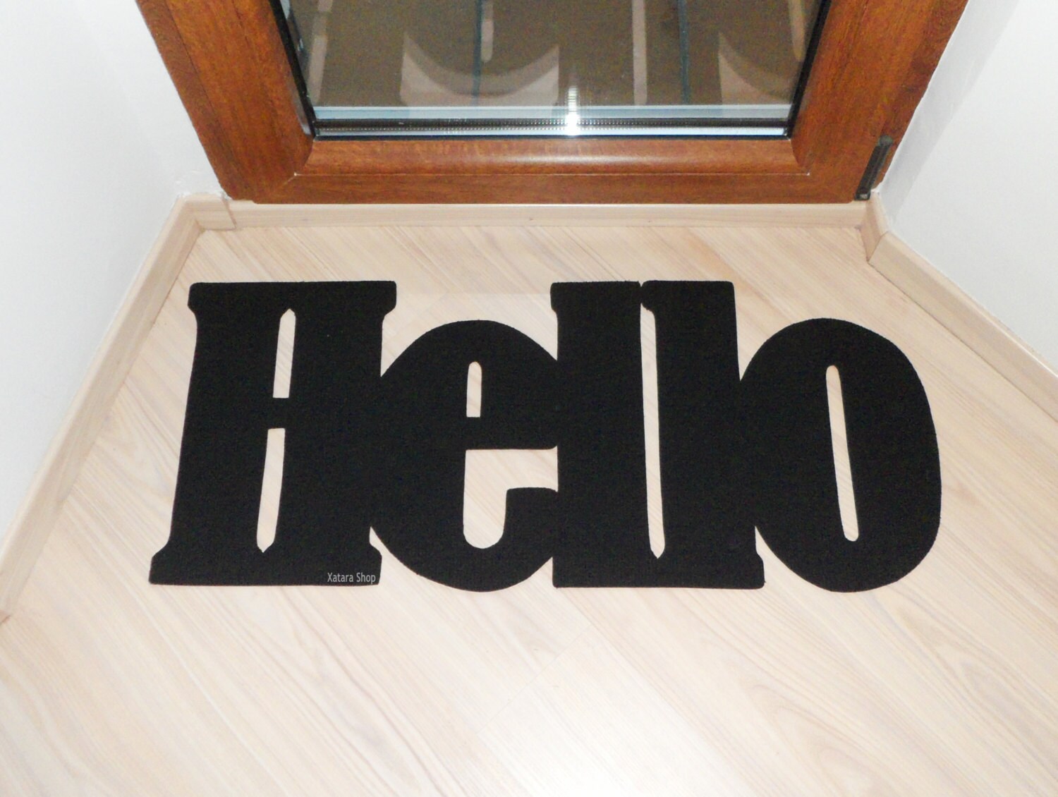 Hello door mat. mat. Home decor. Customizable