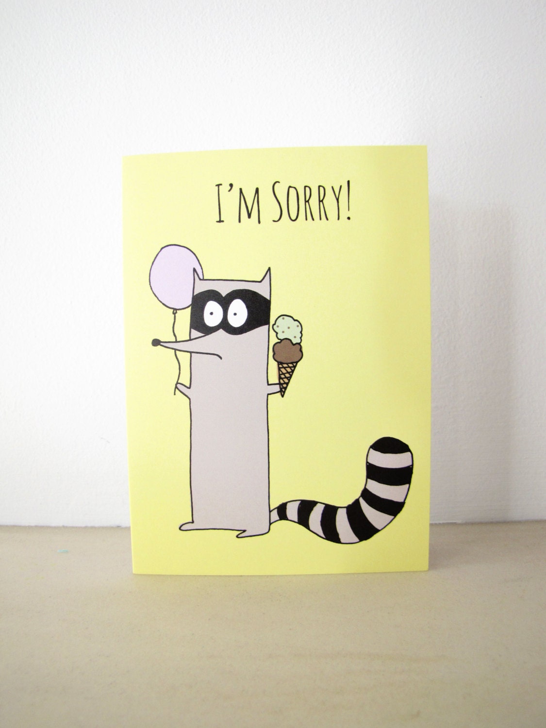 I'm Sorry Card Greeting Card Blank Note Card