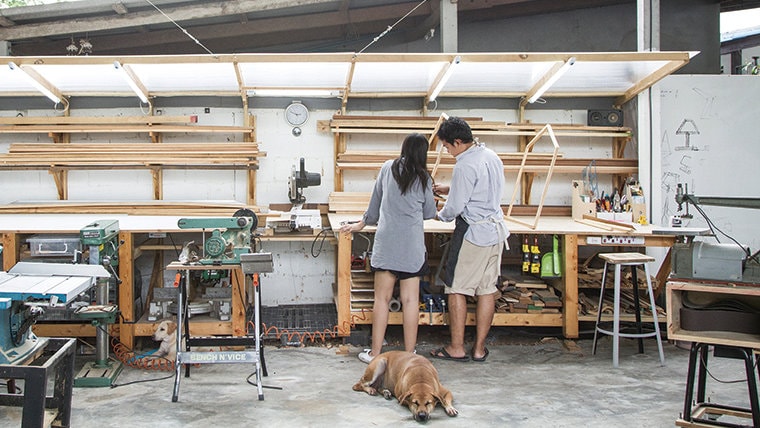 L'atelier de Mink en Thailande